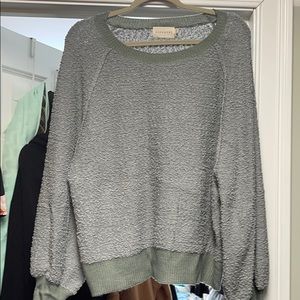 Dreamers Nubby Knit Sage green sweater